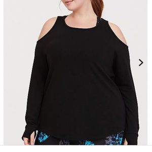 Long sleeve top, cold shoulder (size 1)